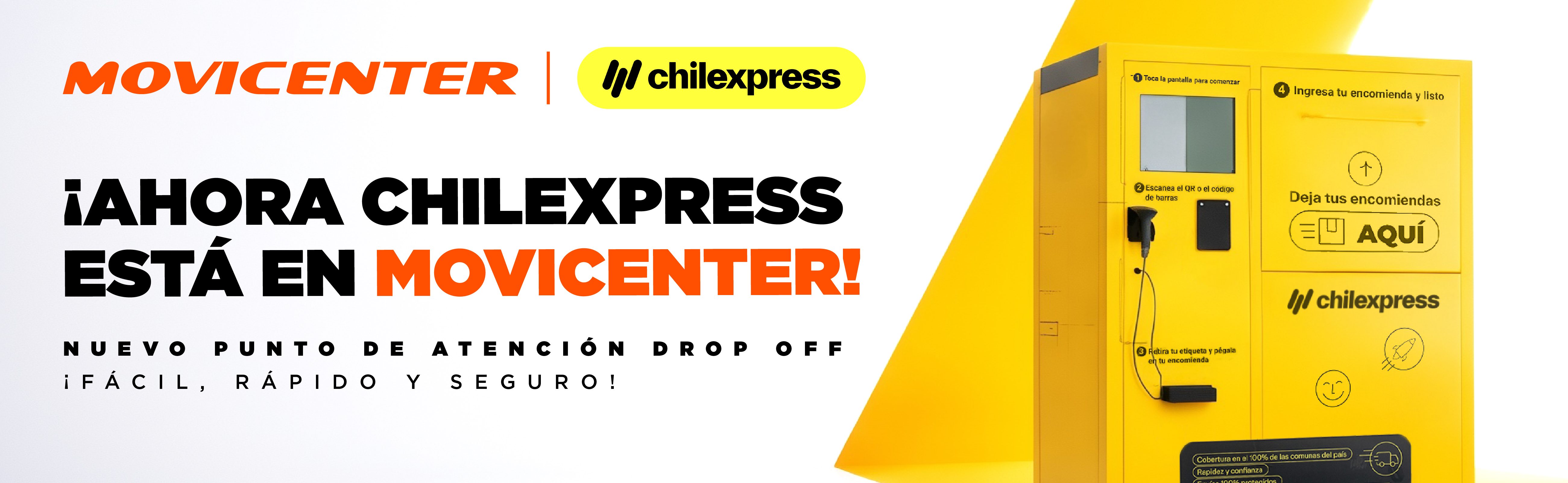 ¡Chilexpress llega a Movicenter!